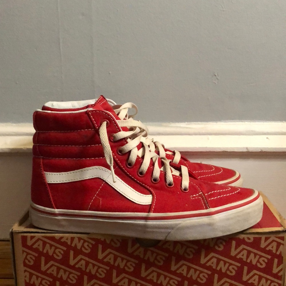 Vans Sk8-Hi Red Sneakers